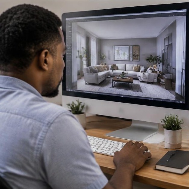 3D Interior Visualization at Poise College